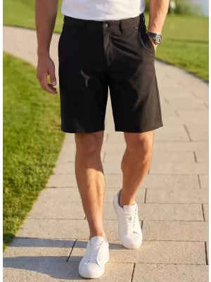 Férfi rövidnadrág ALTISPORT ATS SHORT CLASSIC-FIT 9 FEKETE