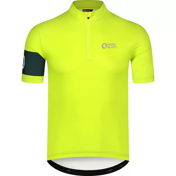  Férfi kerékpáros mez NORDBLANC CAMEL NBSMF8079 ZÖLD 