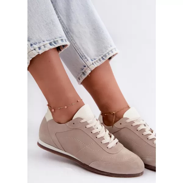  Női tornacipő ZAZOO N1414/528/1098 BEIGE 