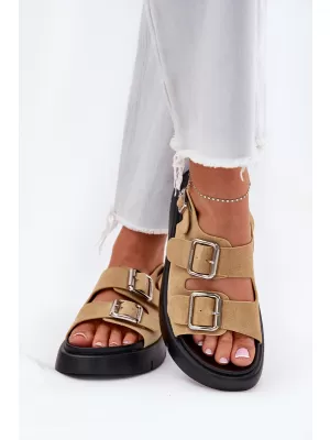 Női szandál BIG STAR SHOES RR274665 BÉZS