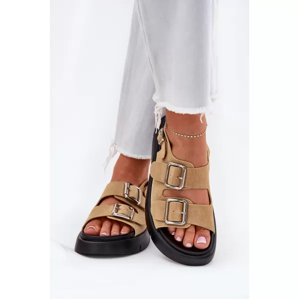  Női szandál BIG STAR SHOES RR274665 BÉZS 