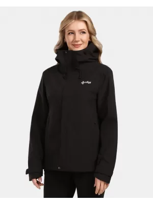 Női hardshell kabát KILPI MONTANA-W 1L0102KI FEKETE