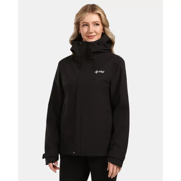  Női hardshell kabát KILPI MONTANA-W 1L0102KI FEKETE 