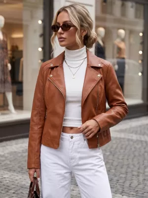 Női kabát DSTREET TY5731 BARNA