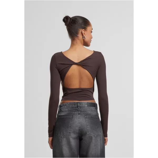  Női póló URBAN CLASSICS TB7721 MELEG/BARNA 