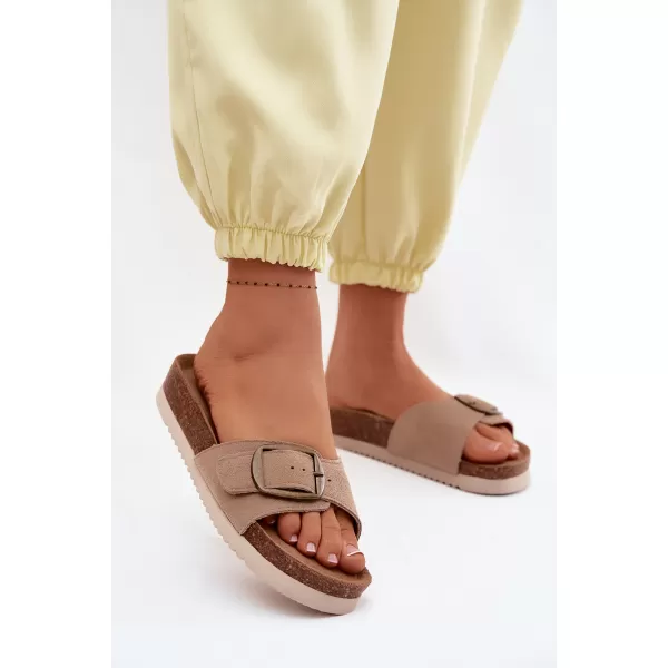  Női papucs BOTO 2833 KHAKI 