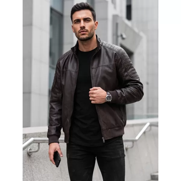  Férfi dzseki DSTREET TX5140 BARNA 