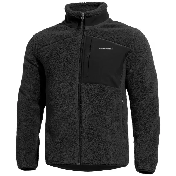  Férfi polár pulóver PENTAGON SUMMIT SHERPA FLEECE K08063 FEKETE 