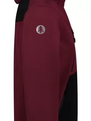 Férfi vízálló kabát NORDBLANC OVERLOOK NBSSM8315 BURGUNDIA