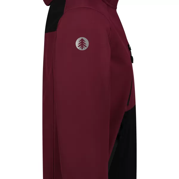  Férfi vízálló kabát NORDBLANC OVERLOOK NBSSM8315 BURGUNDIA 