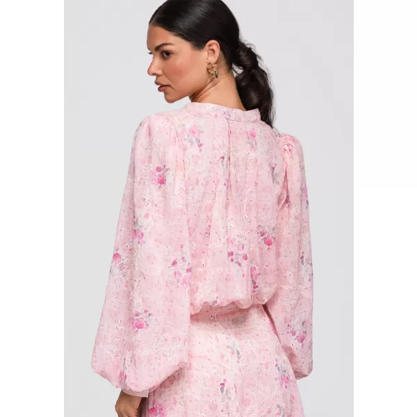  Női ing OMBRE OW-SH-E0058 RÓZSASZÍN 