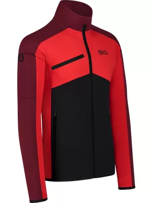 Férfi powerfleece pulóver NORDBLANC CUSP NBSFM8334 PIROS