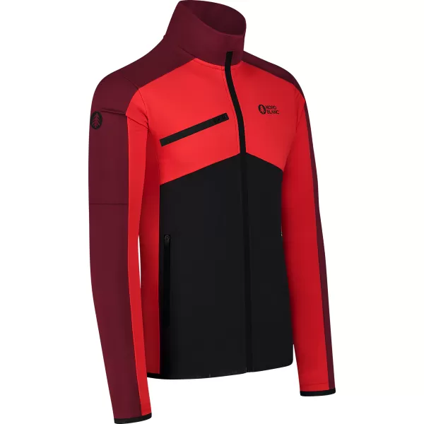  Férfi powerfleece pulóver NORDBLANC CUSP NBSFM8334 PIROS 