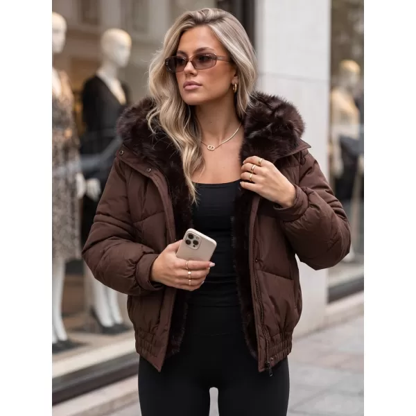  Női kabát DSTREET TY6006 BARNA 