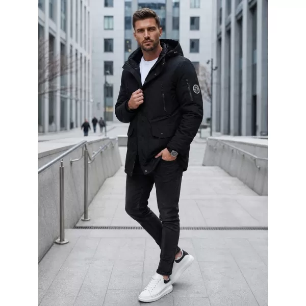  Férfi dzseki DSTREET TX5105 FEKETE 
