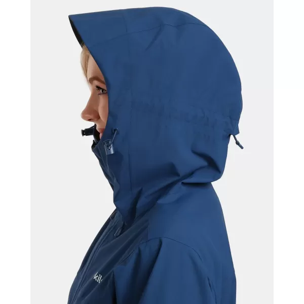  Női hardshell kabát KILPI MONTANA-W 1L0102KI SÖTÉTKÉK 
