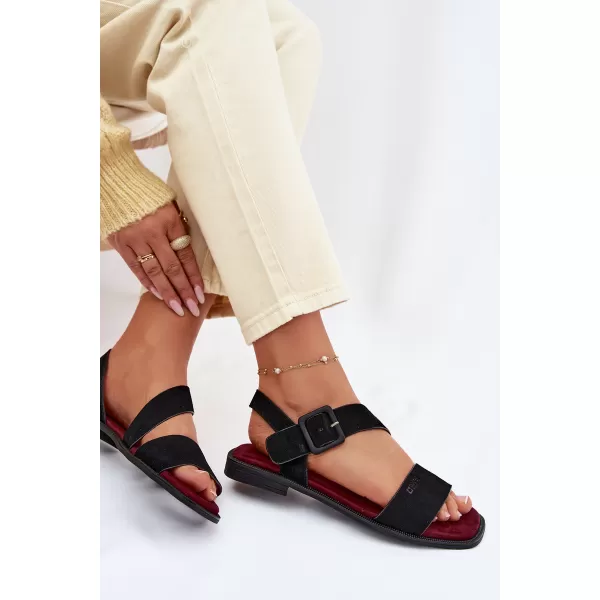  Női szandál BIG STAR SHOES TT274490 FEKETE 