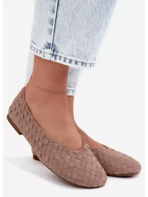 Női balerinák BOTO 9867 KHAKI