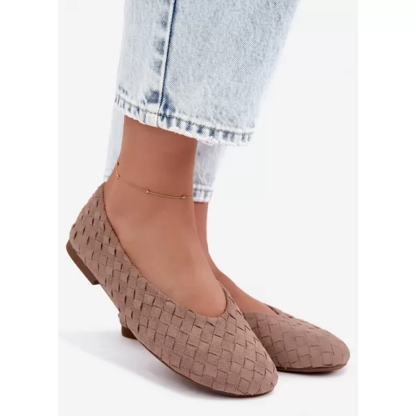  Női balerinák BOTO 9867 KHAKI 