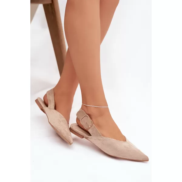  Női balerinák BOTO 9755 KHAKI 