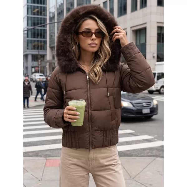  Női kabát DSTREET TY5829 BARNA 