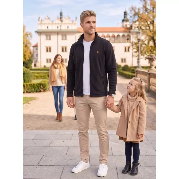 Férfi polár pulóver ALTISPORT ALM002852 FEKETE ÉS ARANY 