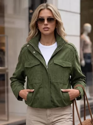 Női kabát DSTREET TY5959 ZÖLD