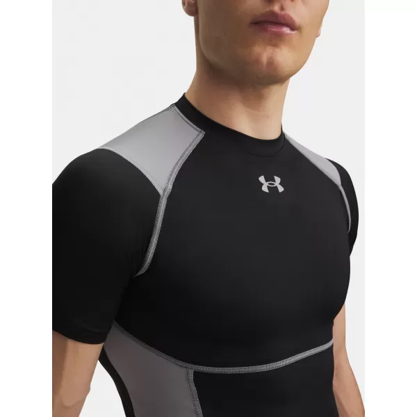  Férfi póló UNDER ARMOUR UA HG ELITE COMP SS 6015382-008 FEKETE 