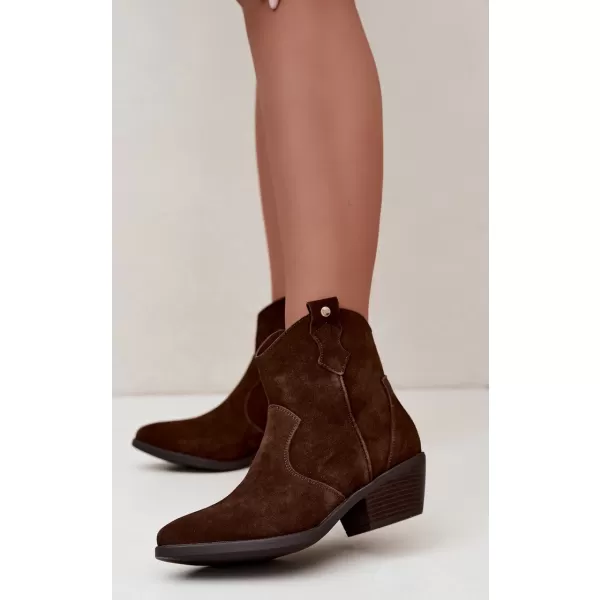  Női bokacsizma BIG STAR SHOES SS274463 BARNA 