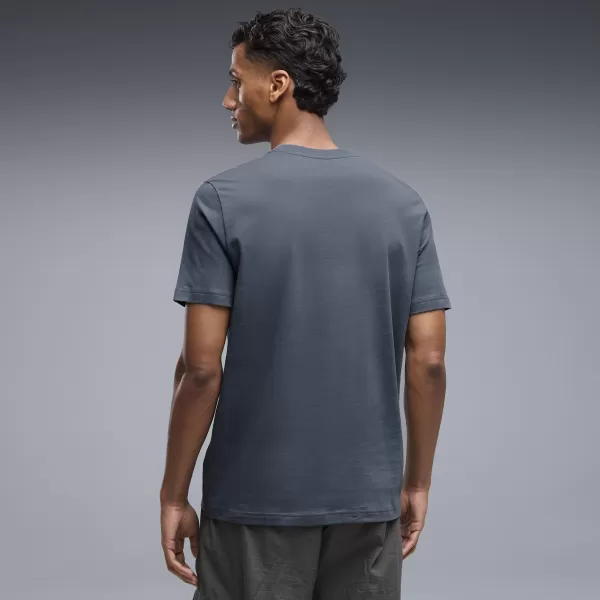  Férfi póló PUMA GRAPHICS 2 COLOR SMALL NO. 1 LOGO TEE 68471737 ESTI KÉK 