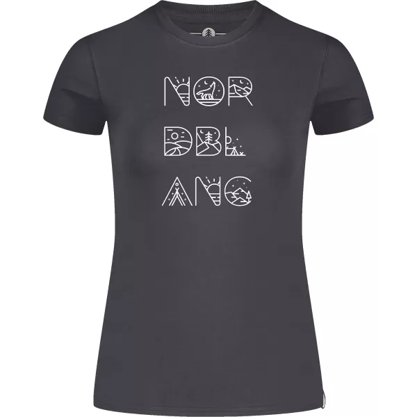  Női póló NORDBLANC RESCUE NBSLT8178 SZÜRKE 
