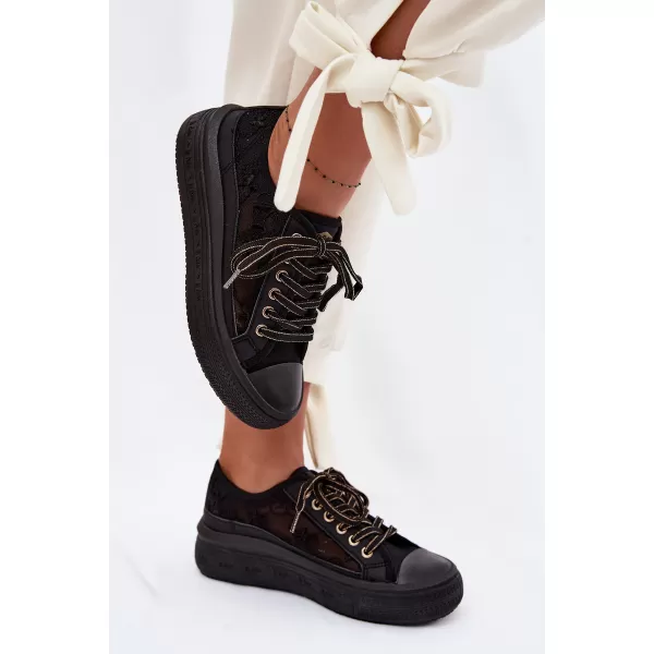  Női tornacipő LEE COOPER LCW-26-44-4479 FEKETE 