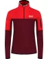 Női powerfleece pulóver NORDBLANC IDOL NBSFL8337 BURGUNDIA