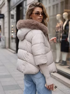 Női kabát DSTREET TY5986 VILÁGOSSZÜRKE