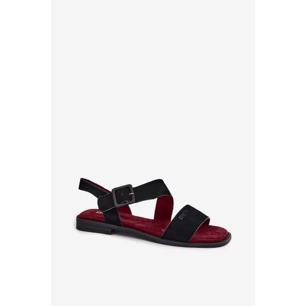  Női szandál BIG STAR SHOES TT274490 FEKETE 
