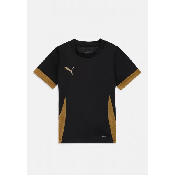  Gyermek sportpóló PUMA TEAMGOAL MATCHDAY JERSEY JR 70574828 PUMA FEKETE/PUMA ARANY/MATT ARANY 