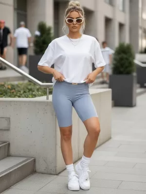 Női rövidnadrág DSTREET SY0560 KÉK