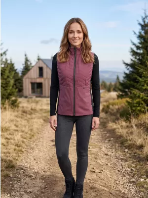 Női könnyű mellény ALPINE PRO BERFA 3 SZŐLŐNEKTÁR