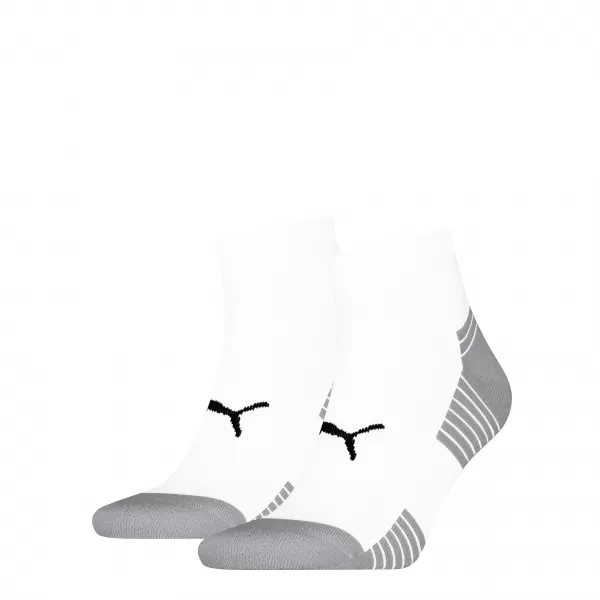  Zokni PUMA UNISEX SPORT CUSHIONED QUARTER 2P 93890304 FEHÉR 