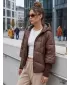 Női kabát DSTREET TY5766 BARNA