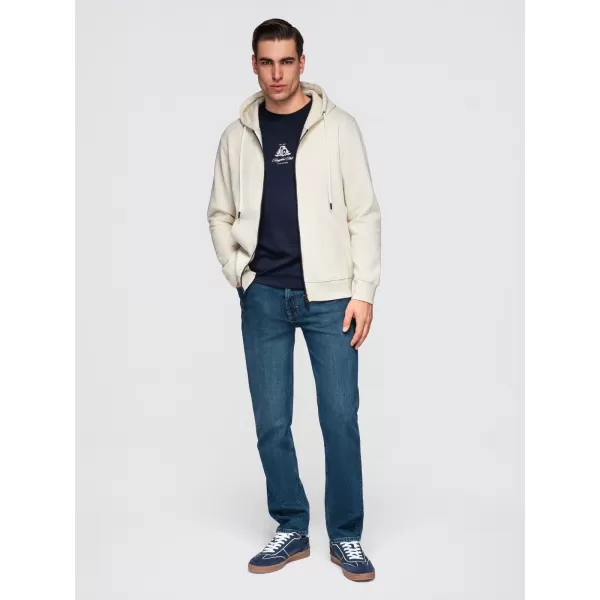 Férfi pulóver OMBRE OM-SSBZ-0272 KRÉM 
