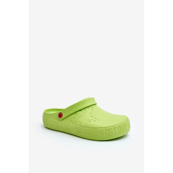  Férfi papucs BIG STAR SHOES II175005 ZÖLD 