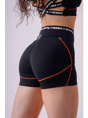 Női rövidnadrág NEBBIA OLYMPIA HIGH-WAIST 937 FEKETE
