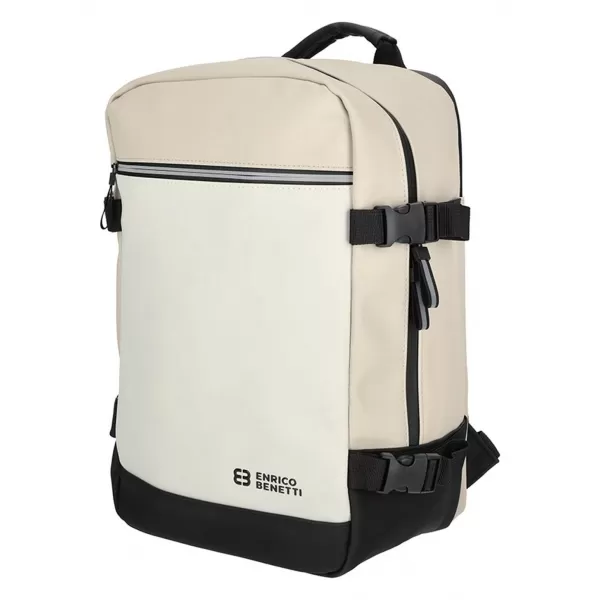  Hátizsák ENRICO BENETTI Bergen 56010 Black-beige FEKETE BÉZS 