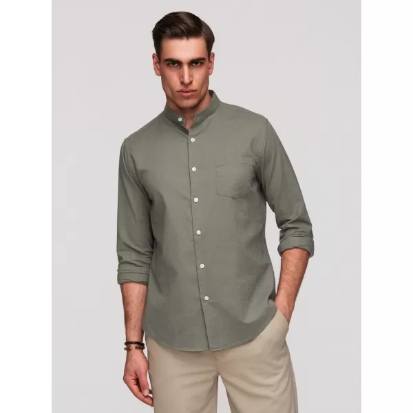  Férfi ing OMBRE K704 KHAKI 