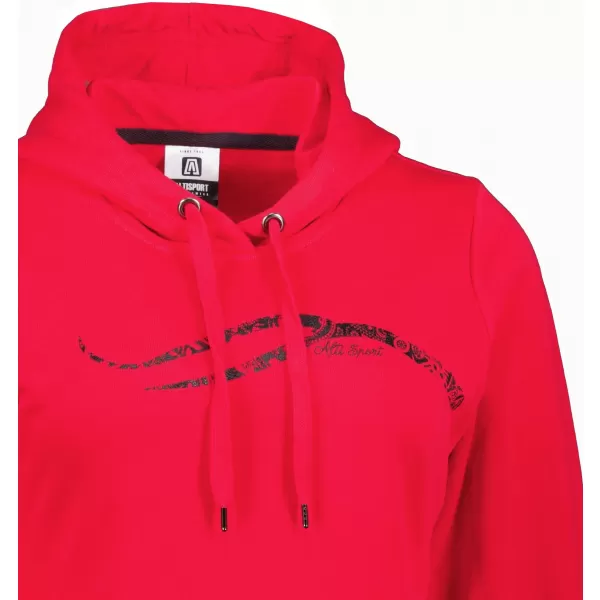  Hosszabbított női pulóver ALTISPORT ALW001419 PIROS 