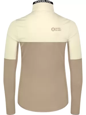 Női powerfleece pulóver NORDBLANC IDOL NBSFL8337 BÉZS
