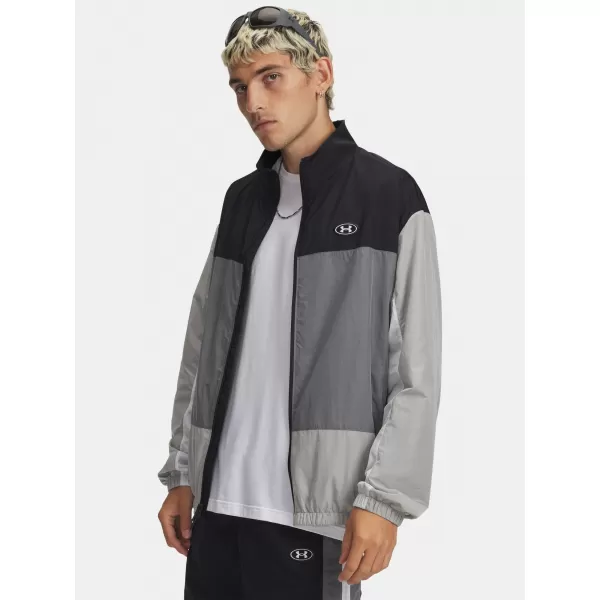  Férfi dzseki UNDER ARMOUR ICON WOVEN TRACK FZ 6009436-001 FEKETE 