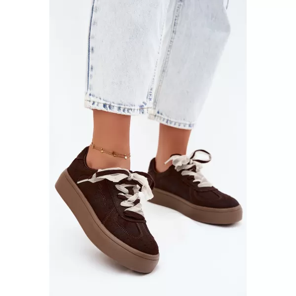  Női tornacipő BIG STAR SHOES UU274004 BARNA 