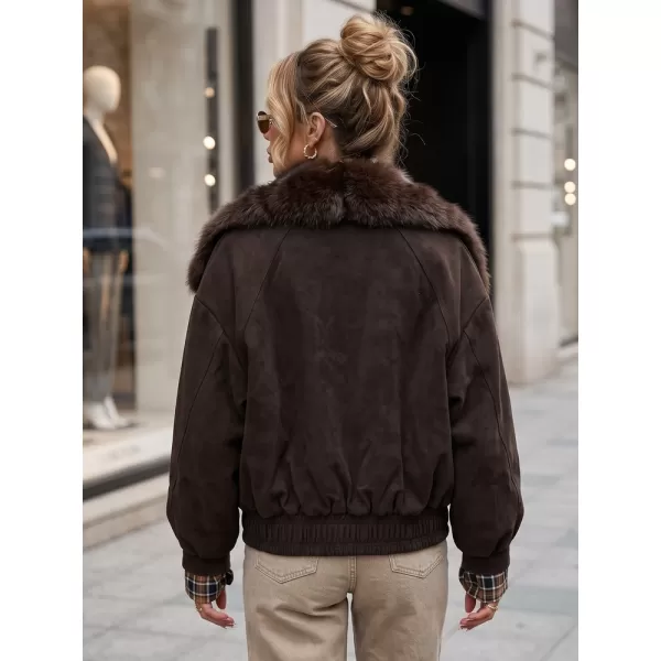  Női kabát DSTREET TY5843 BARNA 